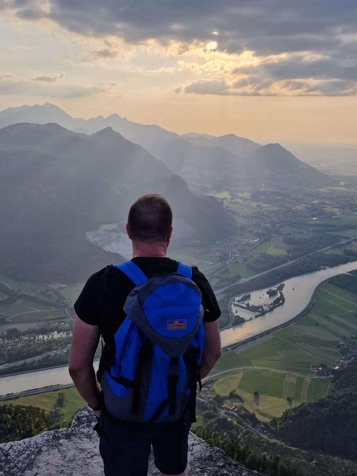 Sebastian Theiler in den Bergen